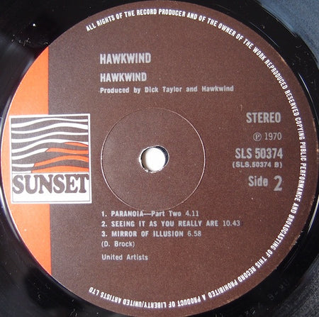 Hawkwind : Hawkwind (LP, Album, RE)