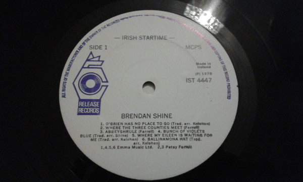 Brendan Shine : Irish Startime  (LP, Album)