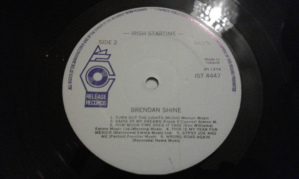 Brendan Shine : Irish Startime  (LP, Album)