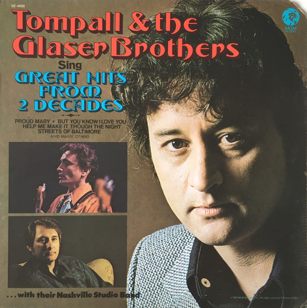 Tompall Glaser & The Glaser Brothers : Sing Great Hits From Two Decades (LP, Comp)