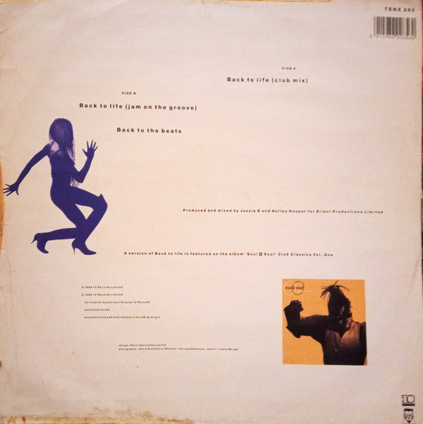 Soul II Soul : Back To Life (Club Mix) (12", Single)