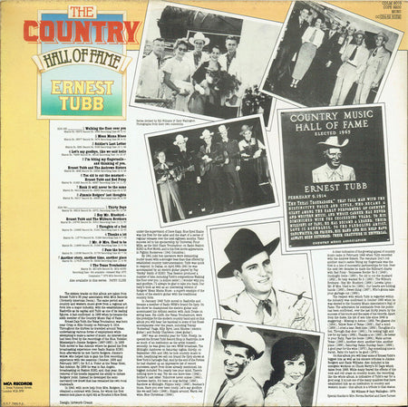 Ernest Tubb : The Country Hall Of Fame (LP, Comp, Mono)