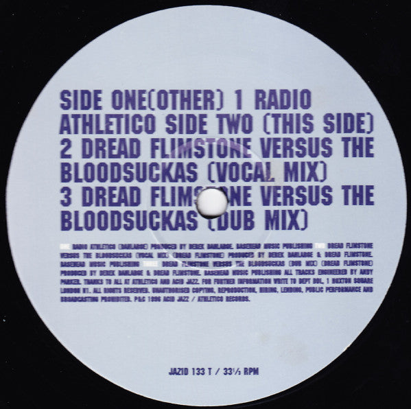 The Bloodsuckas : Radio Athletico (12")