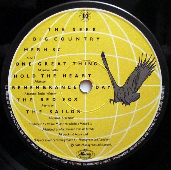 Big Country : The Seer (LP, Album)