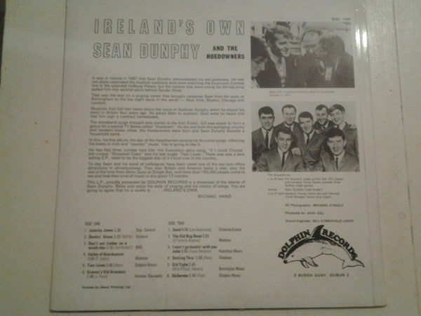 Sean Dunphy And The Hoedowners : Ireland's Own (LP, Album)