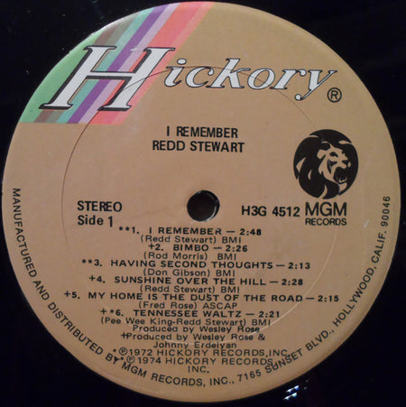 Redd Stewart : I Remember (LP)