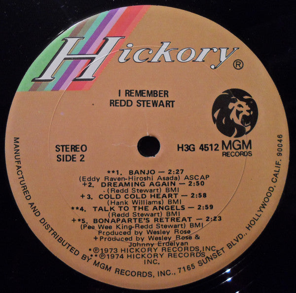 Redd Stewart : I Remember (LP)