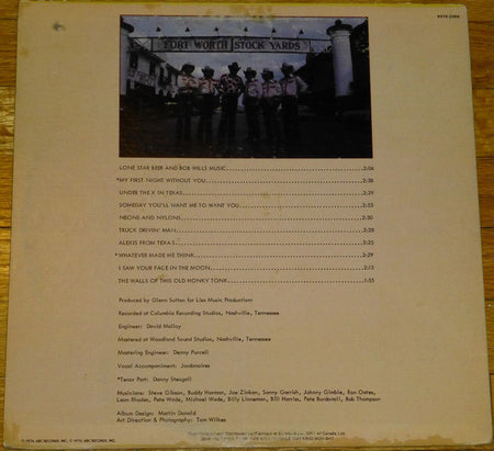 Red Steagall : Lone Star Beer And Bob Wills Music (LP)