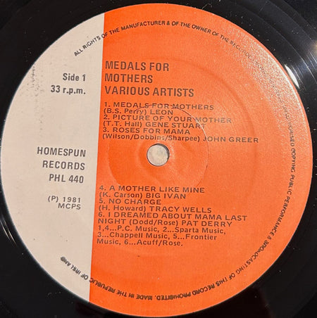 Various : Specially For Mother (LP, Comp)