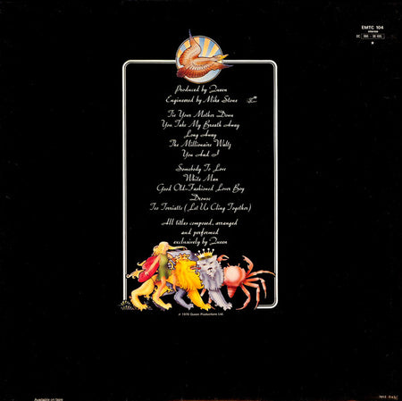 Queen : A Day At The Races (LP, Album, RE, Gat)