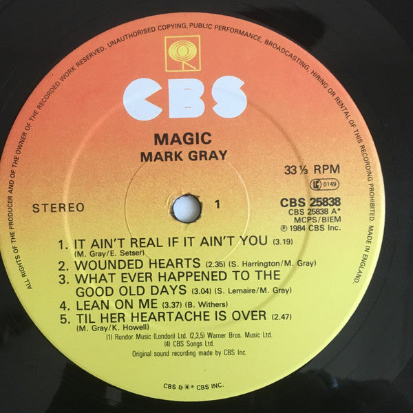 Mark Gray (4) : Magic (LP, Album)