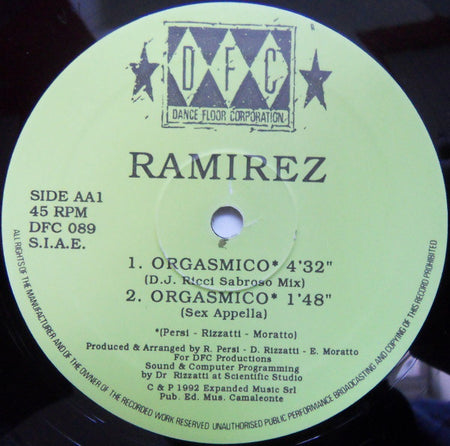 Ramirez : Orgasmico (2x12", Ltd)