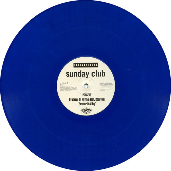 Sunday Club Presents Brothers In Rhythm Featuring Charvoni / Daphne : Reinventions (12", Ltd, Blu)