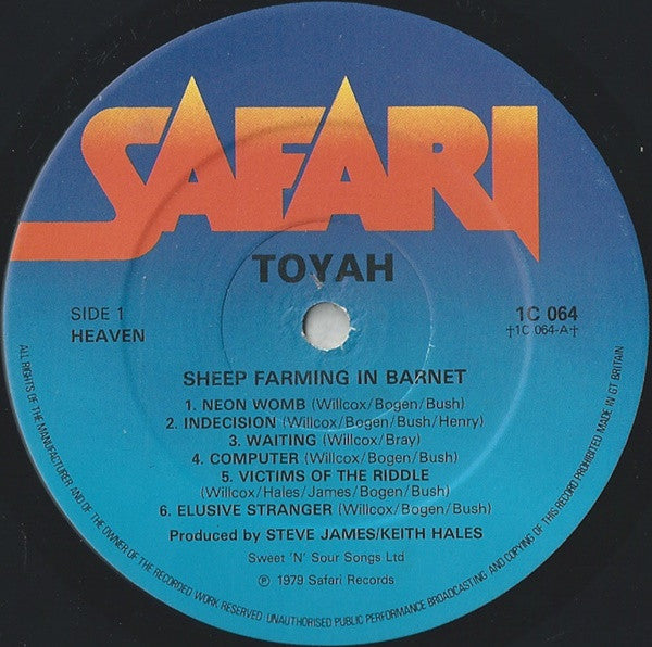 Toyah (3) : Sheep Farming In Barnet (LP, Album)