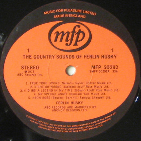 Ferlin Husky : The Country Sounds Of Ferlin Husky (LP, Album)