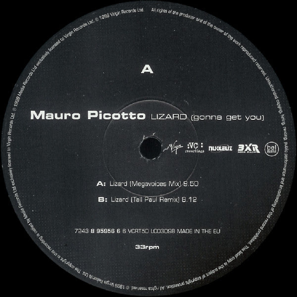 Mauro Picotto : Lizard (Gonna Get You) (12")