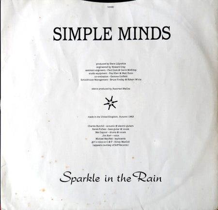 Simple Minds : Sparkle In The Rain (LP, Album)