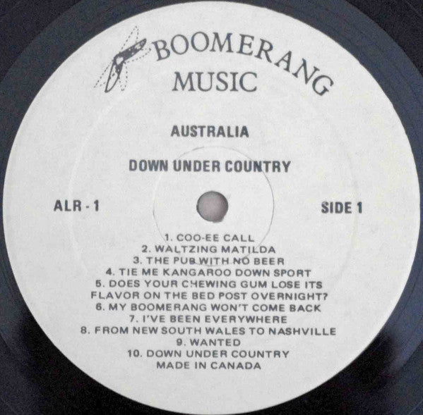 Australia (7) : Down Under Country (LP, Album)