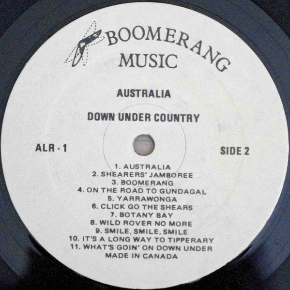 Australia (7) : Down Under Country (LP, Album)