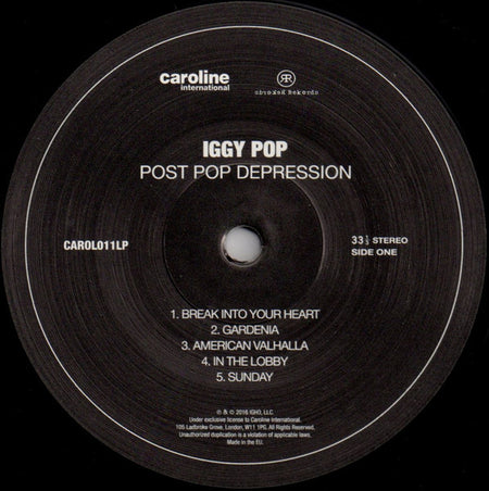 Iggy Pop : Post Pop Depression (LP, Album)