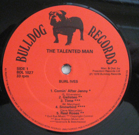 Burl Ives : The Talented Man (LP)