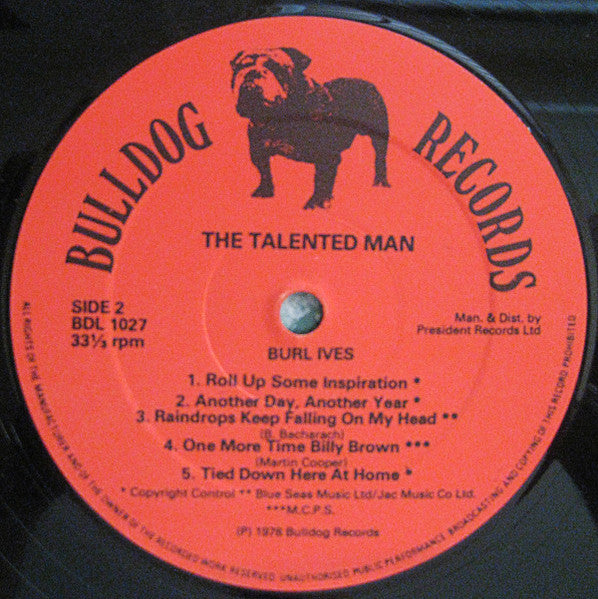 Burl Ives : The Talented Man (LP)