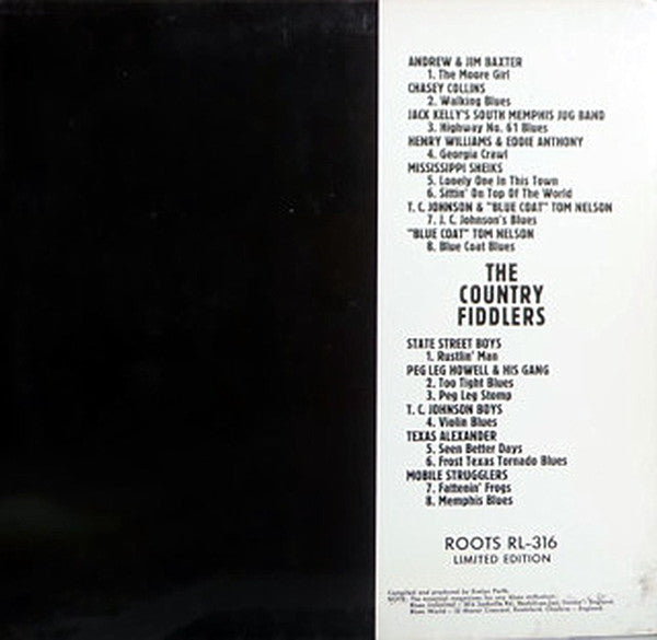 Various : The Country Fiddlers (LP, Comp, Ltd)