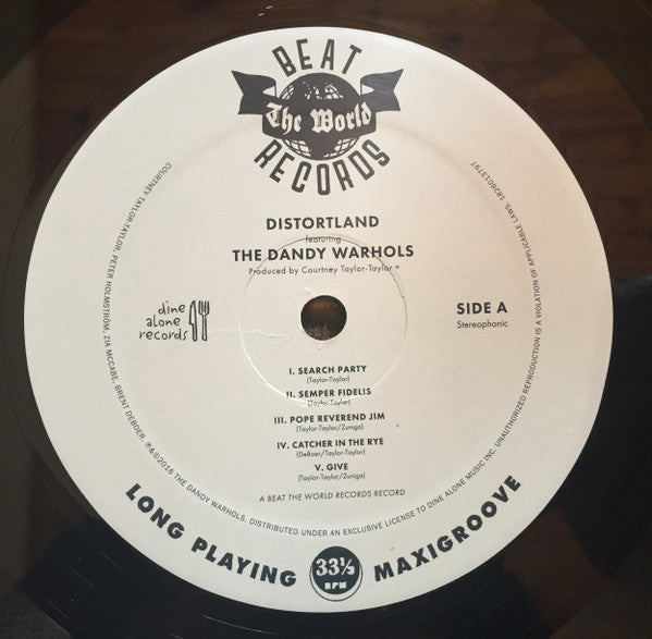 The Dandy Warhols : Distortland (LP, Album)