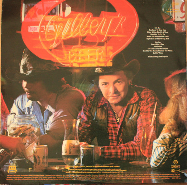 Mickey Gilley : Too Good To Stop Now (LP, Album)