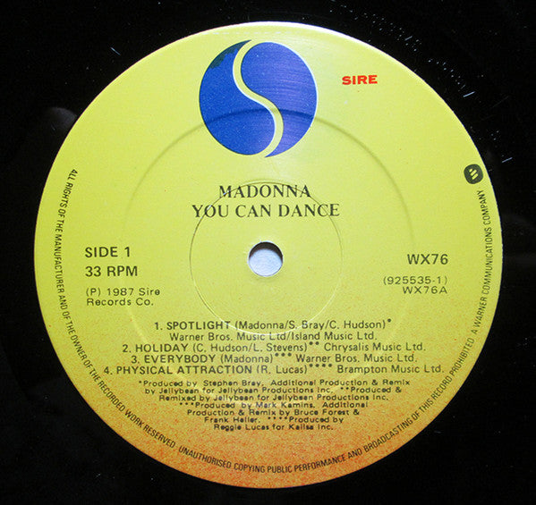 Madonna : You Can Dance (LP, Comp)