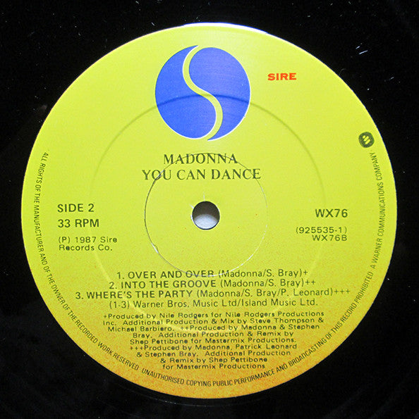 Madonna : You Can Dance (LP, Comp)