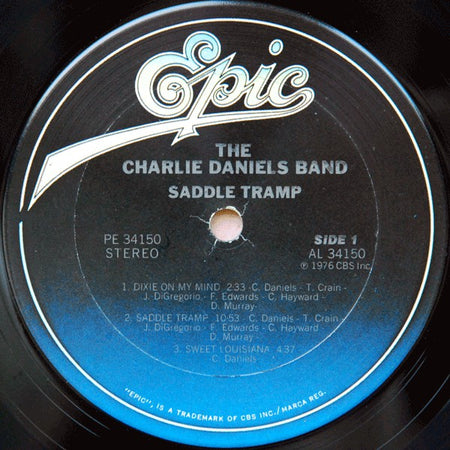 The Charlie Daniels Band : Saddle Tramp (LP, Album, RP)