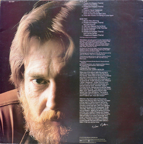 Willie Nelson : Phases And Stages (LP, Album)