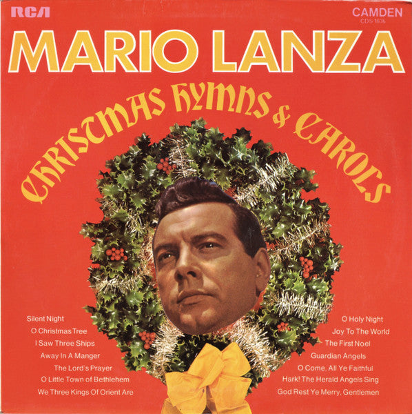 Mario Lanza : Christmas Hymns & Carols (LP, Comp)