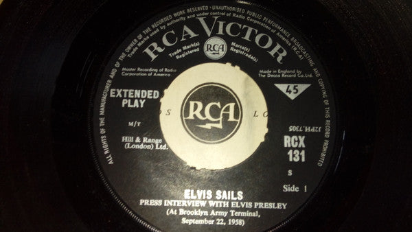 Elvis Presley : Elvis Sails (7", EP, RE, Fou)