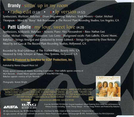 Brandy (2) : Sittin' Up In My Room (CD, Single)