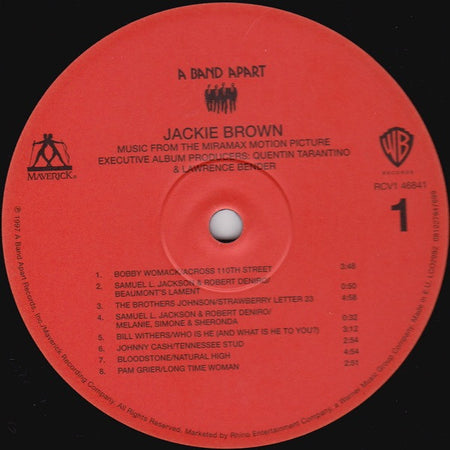 Various : Jackie Brown (Music From The Miramax Motion Picture) (LP, Comp, RE, 180)
