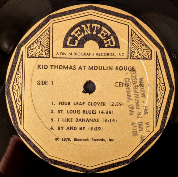 Kid Thomas Valentine : Kid Thomas At Moulin Rouge (LP, Album, RE)