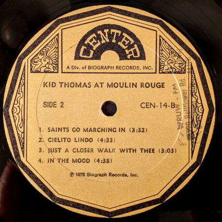 Kid Thomas Valentine : Kid Thomas At Moulin Rouge (LP, Album, RE)