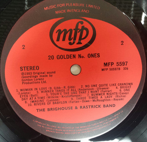 The Brighouse And Rastrick Brass Band : 20 Golden No. Ones (LP, Album)