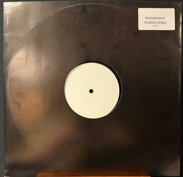Booty Luv : Boogie 2nite (Trance Remix) (12", S/Sided, W/Lbl)