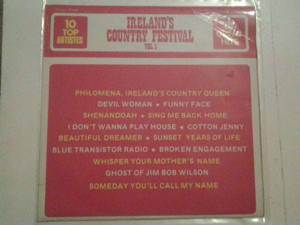 Various : Ireland's Country Festival Vol. 1 (LP, Comp)