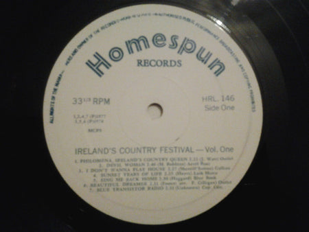Various : Ireland's Country Festival Vol. 1 (LP, Comp)