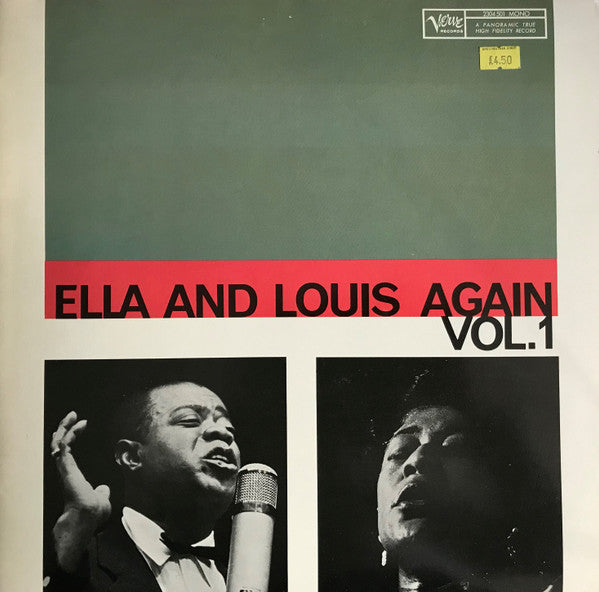 Ella Fitzgerald And Louis Armstrong : Ella And Louis Again-Vol. 1 (LP, Album, Mono, RE)