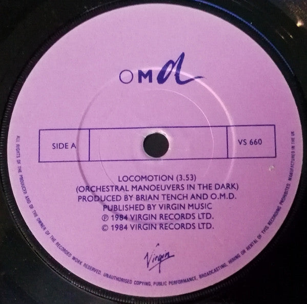 Orchestral Manoeuvres In The Dark : Locomotion (7")