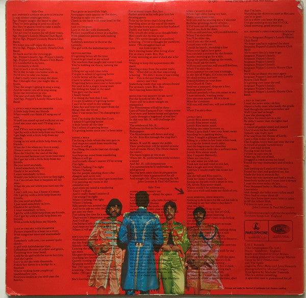 The Beatles : Sgt. Pepper's Lonely Hearts Club Band (LP, Album, RP, One)