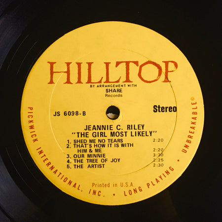 Jeannie C. Riley : The Girl Most Likely (LP, Comp)