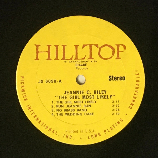Jeannie C. Riley : The Girl Most Likely (LP, Comp)