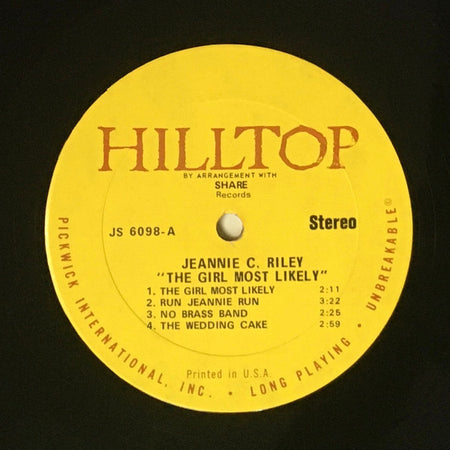 Jeannie C. Riley : The Girl Most Likely (LP, Comp)