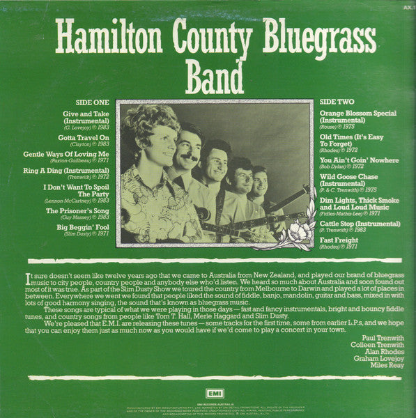 Hamilton County Bluegrass Band : Orange Blossom Special (LP, Album)